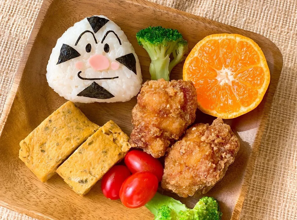 ไอเดียแต่งจานอาหาร ของหวาน ขนม อันปังแมน Anpanman