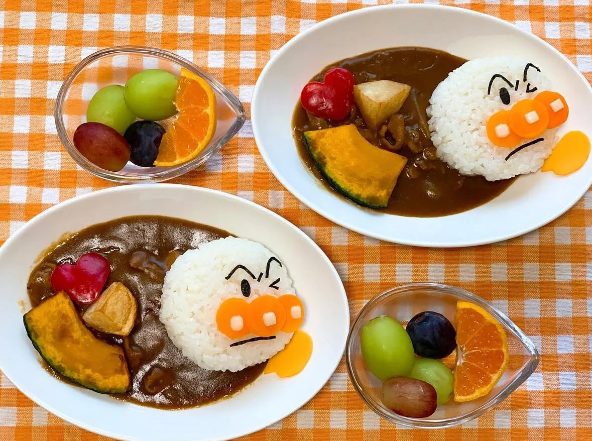 ไอเดียแต่งจานอาหาร ของหวาน ขนม อันปังแมน Anpanman