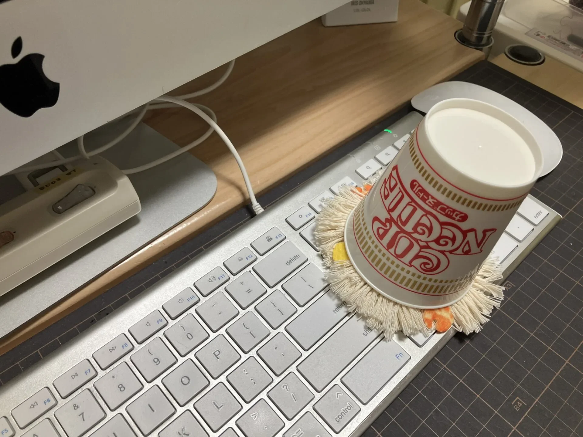 แปรงปัดฝุ่นบะหมี่ถ้วย นิสชิน ญี่ปุ่น Nissin Japan