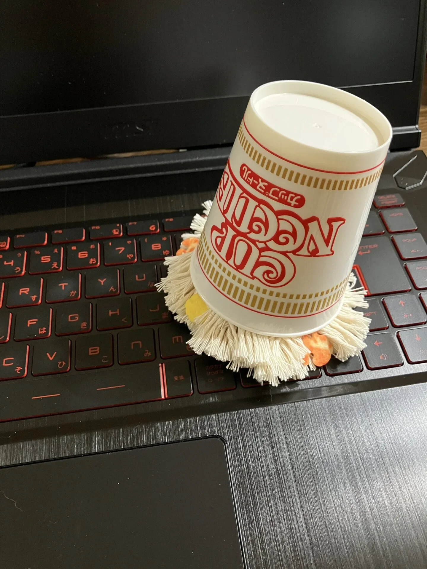 แปรงปัดฝุ่นบะหมี่ถ้วย นิสชิน ญี่ปุ่น Nissin Japan