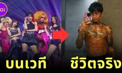 พาส่องหน้าจริงหลังเมคอัปของแดรกควีน "Nana" บนเวที "2025 SBS Gayo Daejeon" ที่ฮอตจนเป็นไวรัล!