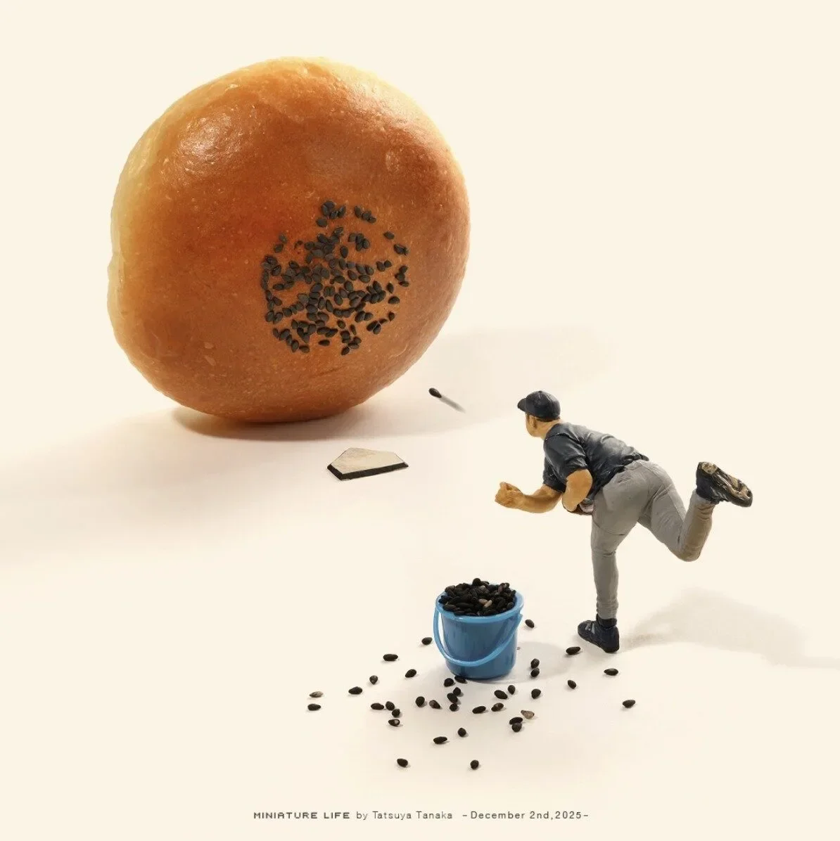 โมเดลโลกใบจิ๋ว โมเดลมนุษย์จิ๋ว โมเดลคนจิ๋ว Tatsuya Tanaka