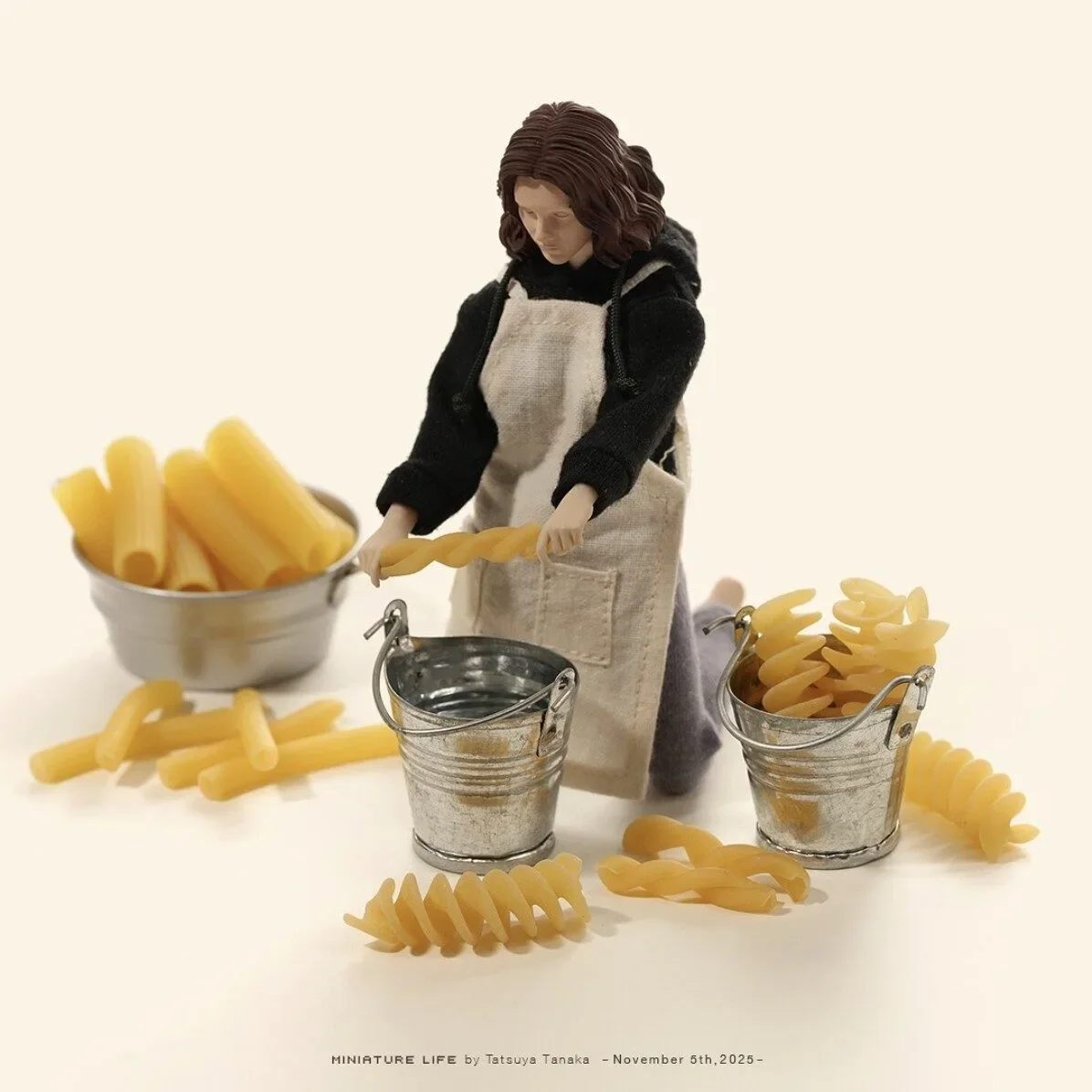 โมเดลโลกใบจิ๋ว โมเดลมนุษย์จิ๋ว โมเดลคนจิ๋ว Tatsuya Tanaka