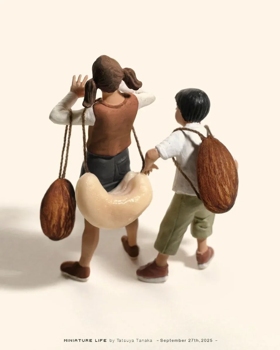 โมเดลโลกใบจิ๋ว โมเดลมนุษย์จิ๋ว โมเดลคนจิ๋ว Tatsuya Tanaka