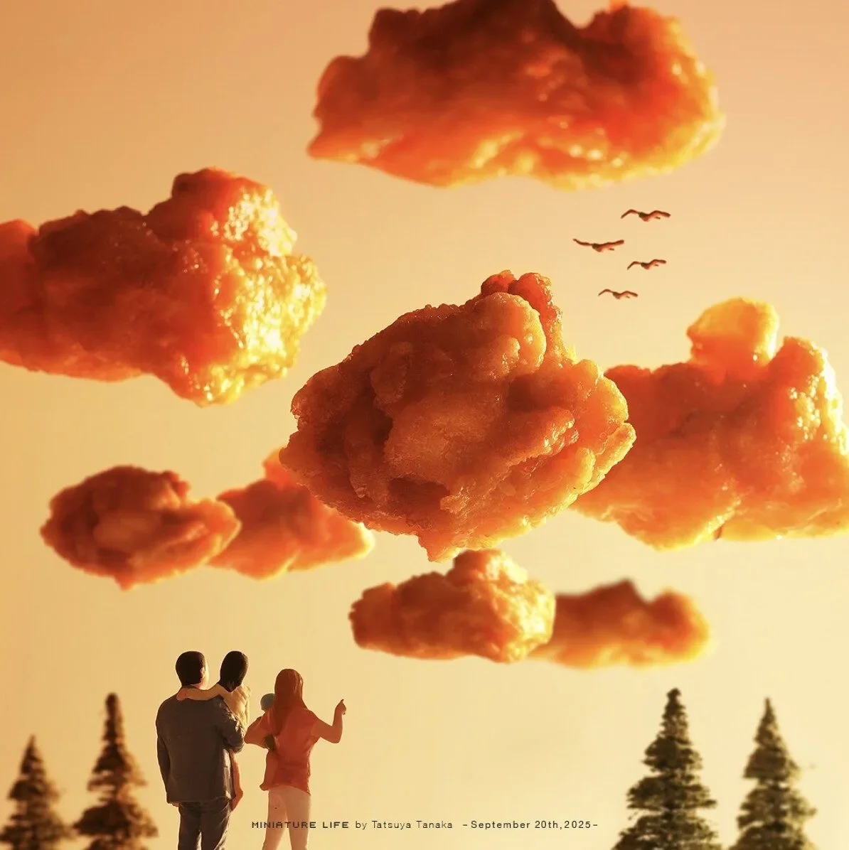 โมเดลโลกใบจิ๋ว โมเดลมนุษย์จิ๋ว โมเดลคนจิ๋ว Tatsuya Tanaka