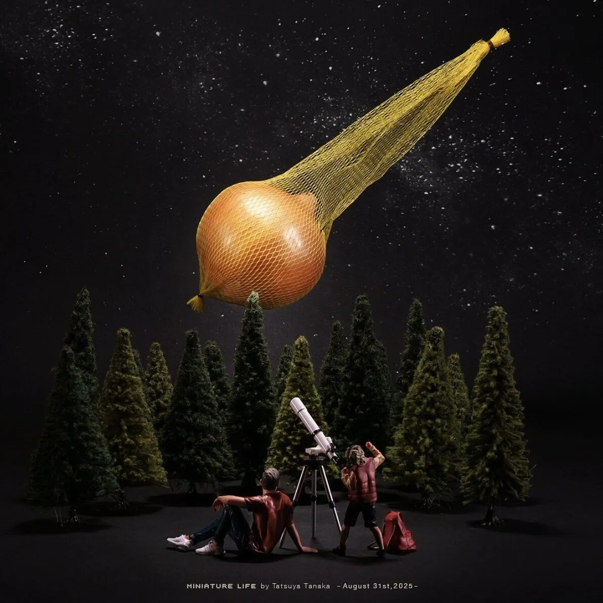 โมเดลโลกใบจิ๋ว โมเดลมนุษย์จิ๋ว โมเดลคนจิ๋ว Tatsuya Tanaka