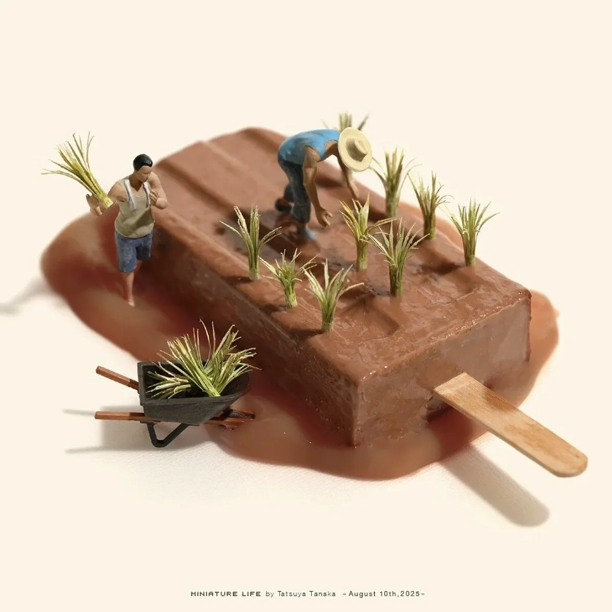 โมเดลโลกใบจิ๋ว โมเดลมนุษย์จิ๋ว โมเดลคนจิ๋ว Tatsuya Tanaka