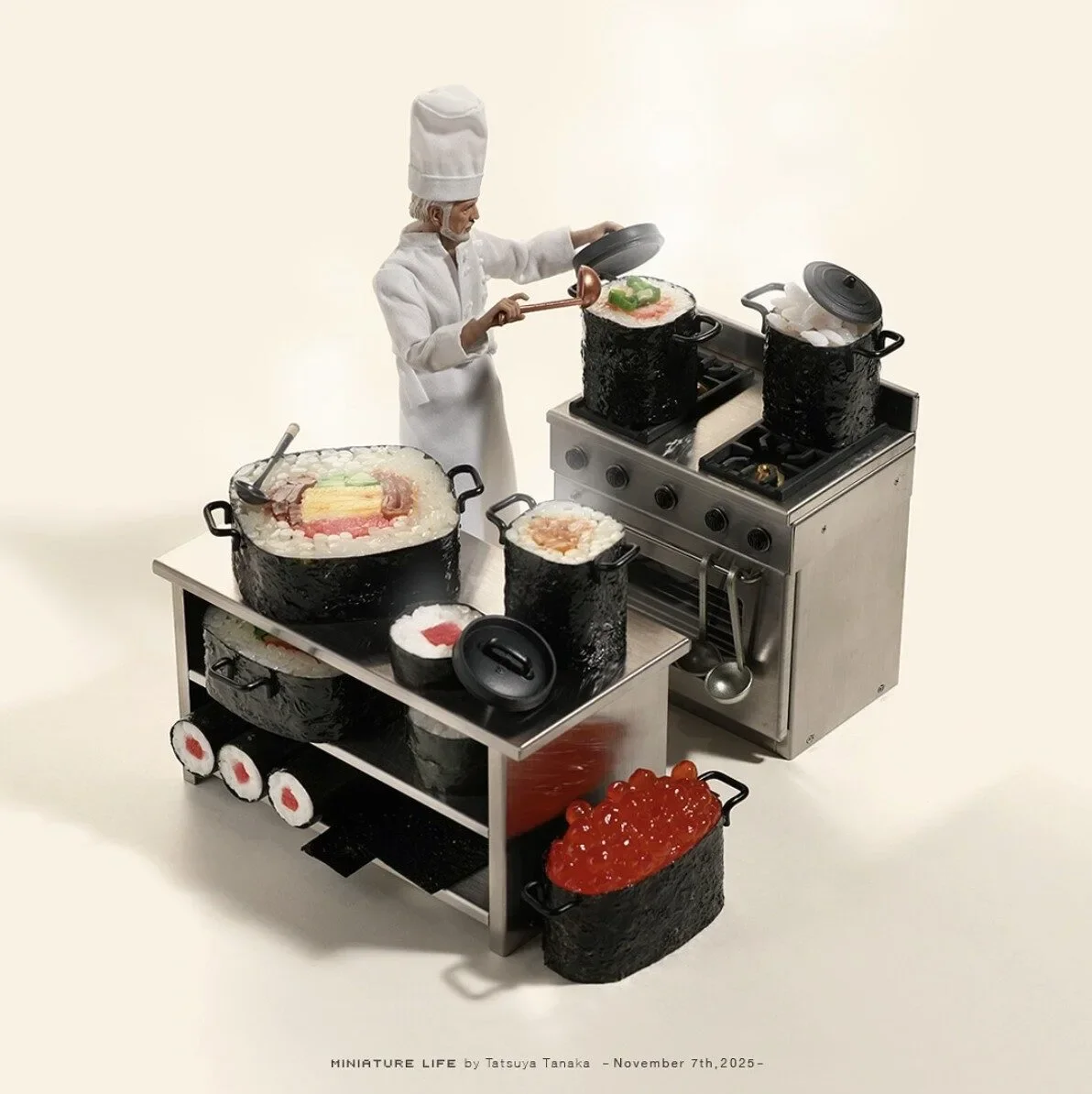 โมเดลโลกใบจิ๋ว โมเดลมนุษย์จิ๋ว โมเดลคนจิ๋ว Tatsuya Tanaka