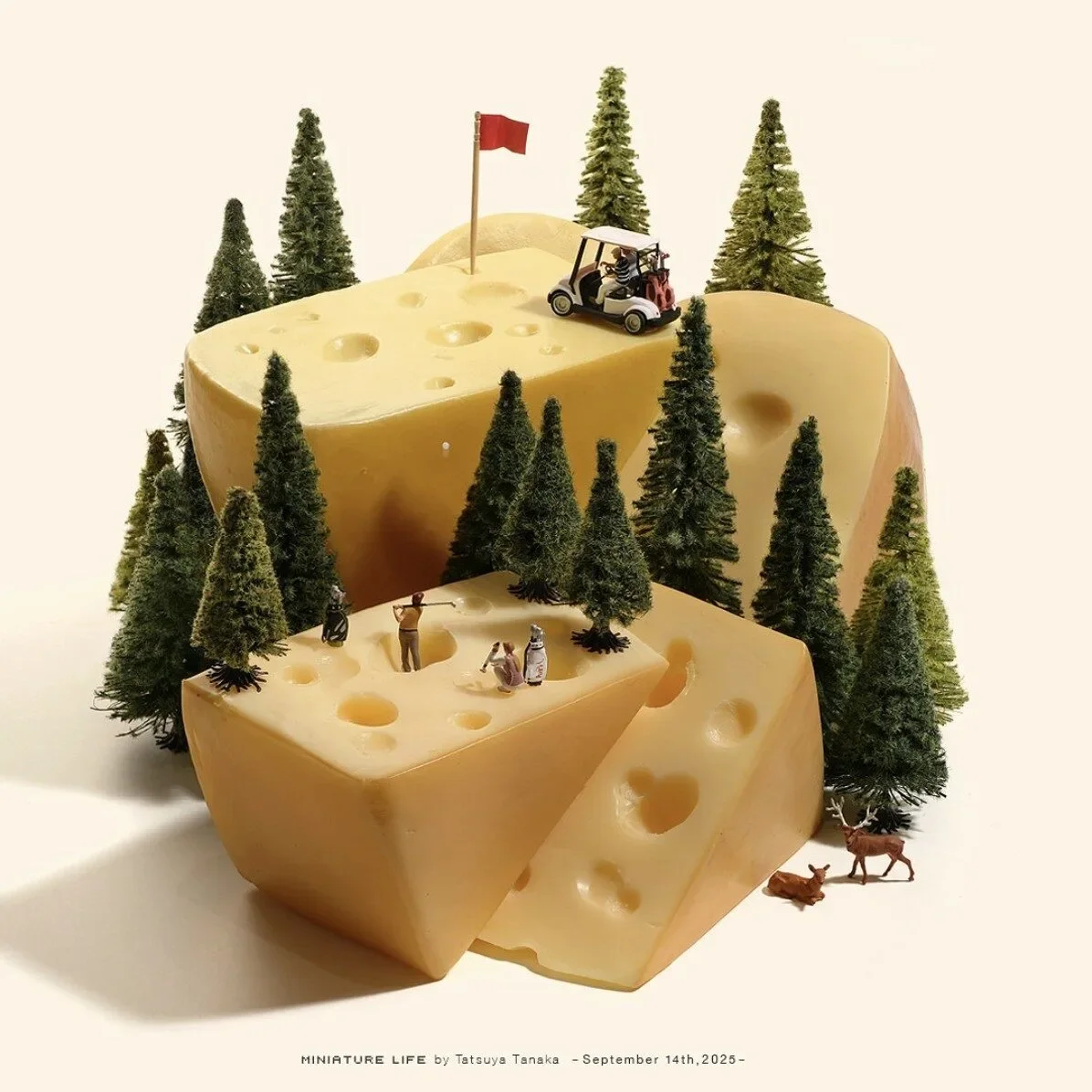 โมเดลโลกใบจิ๋ว โมเดลมนุษย์จิ๋ว โมเดลคนจิ๋ว Tatsuya Tanaka