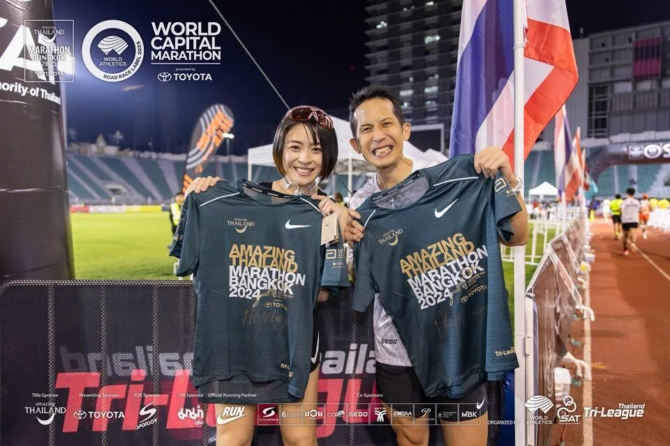 "หมอมิยู-ทันตแพทย์หญิงชรินญา กาญจนเสวี" นักวิ่งหญิงเจ้าของแชมป์ "Amazing Thailand Marathon Bangkok 2025 (ATM2025)" บริจาคเงินรางวัล 100,000 บาท ช่วยน้ำท่วมภาคใต้